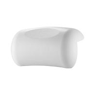 Koelaa Oreiller de Bain Imperméable - Coussin de Baignoire Ergonomique avec 2 Ventouses, Confortable pour Nuque, Dos et Épaules - pour Baignoire, Spa et Maison | Confort Détente - Blanc