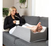 Kölbs Oreiller d'élévation des Jambes | Post-Chirurgie | Housse Jacquard élégante et Chic | Oreiller de Soutien de la Cheville pour blessures après Une Chirurgie (Jambe Double)