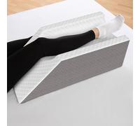 Kölbs Oreiller d'élévation des Jambes | Post-Chirurgie | Housse Jacquard élégante et Chic | Oreiller de Soutien de la Cheville pour blessures après Une Chirurgie (Jambe Simple)
