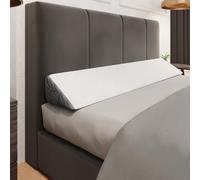 Kölbs Coussin d'angle de lit | Coussin de tête de lit Moderne et élégant | Coussin cale de lit | Oreiller en Velours Jacquard Chic pour tête de lit, Matelas et Espace pour lit Queen Size