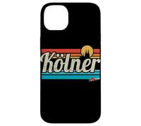 Kölner Cologne Lettrage Rétro Vintage Surfeur Sunset Köln Coque pour iPhone 14 Plus