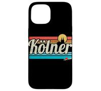 Kölner Cologne Lettrage Rétro Vintage Surfeur Sunset Köln Coque pour iPhone 15