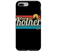 Kölner Cologne Lettrage Rétro Vintage Surfeur Sunset Köln Coque pour iPhone 7 Plus/8 Plus