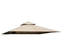 KOEM Toile de rechange Beige foncé pour Gazebo, polyester 180 g/m², avec AirVent (Eden 3 x 3 Beige)