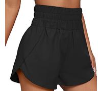 KOEMCY Short Femme Sport Été Élastique Taille Haute Shorts Court Leggings Running Fitness Cycliste Yoga Sportswear Respirant Confortable Séchage Rapide Entraînement Quotidien