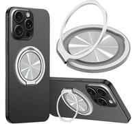 KOEMCY Support Téléphone Anneau Rotatif 360° Magnétique Ultra Mince Poignée Smartphone Compatible Plusieurs Modèles