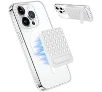 KOEMCY Support Téléphone Portable Ventouse Silicone Adhésif Amovible Ajustable Pliable Compatible Smartphones Universel