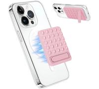 KOEMCY Support Téléphone Portable Ventouse Silicone Adhésif Amovible Ajustable Pliable Compatible Smartphones Universel