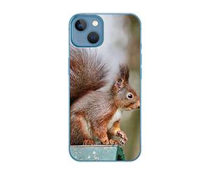 König Design Coque de protection compatible avec Apple iPhone 14, en TPU, anti-chocs, fine et résistante aux rayures, motif écureuil