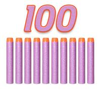 König Design Nerf Lot de 100 fléchettes Nerf en mousse pour N-Strike Elite Blasters Series Hasbro Fortnite