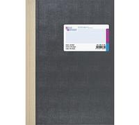 König Ebhardt 8614124 Carnet de travail ligné ligné Journal de Bord Cahier Scolaire 80 gm² 192 feuilles avec reliure latérale