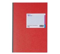 König & Ebhardt 8614271 livre d'affaires (glanzlackierter Carton, carreaux, A4, 210 x 297 mm, 48 feuilles) Rouge