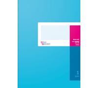 König & Ebhardt 8614411-610K40 Livre de fentes, tête rigide, format A4, 1 colonne, 40 feuilles) Bleu