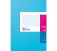 König & Ebhardt 8615511 livre d'affaires/colonne livre (A5, avec tête fixe, 80 g/m²)