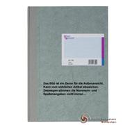 König & Ebhardt Split Colonne Feuille/Couverture éléphant peau 13 8611633 livre de comptes, A4, 210 x 2 Bleu clair