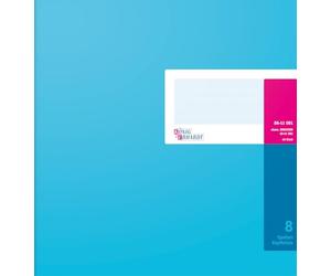 König und Ebhardt König & Ebhardt 8611081 Livre de comptes/Livre de colonnes (27,7 x 29,7 cm, avec en-tête, 8 colonnes, 32 lignes, 80 g/m², 40 feuilles, reliure métallique)