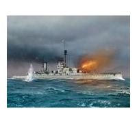 ICM S.014 MAQUETTE KÖNIG WWI GERMAN BATTLESHIP FULL HULL AND WATERLINE 1/700