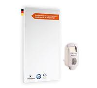 Könighaus Chauffage d’appoint infrarouge - 600 W avec ✓ Double protection anti surchauffe ✓ Radiateur à température en 2 à 4 min ✓ Pour un montage mural ✓ incl. smart thermostat