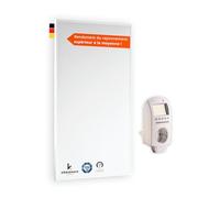 Könighaus Chauffage d’appoint infrarouge - 600 W avec - Eco-Modèle ✓ Double protection anti surchauffe ✓ Radiateur à température en 2 à 4 min ✓ Pour un montage mural ✓ themostat