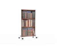 Könighaus Chauffage d’appoint infrarouge avec photo sur pied - 800 W - économe en énergie = chauffe en 2 min - pieds & thermostat - chauffage mobile sur pied - Avec beau motif : Livres