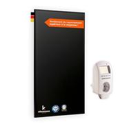 Könighaus chauffage infrarouge - 800 W Black Edition avec thermostat intelligent + appli (iOS/Android) - TÜV SÜD + 5 ans de garantie ✓ double protection surchauffe ✓ chauffe rapide