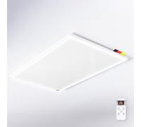 Könighaus chauffage infrarouge plafond LED - 1000 Watt - 2-in-1 | Chauffage plafond avec LED, télécommande, 3 couleurs de lumière, protection surchauffe, garantie 5 ans