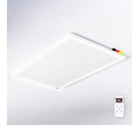 Könighaus chauffage infrarouge plafond LED - 800 Watt - 2-in-1 | Chauffage plafond avec LED, télécommande, 3 couleurs de lumière, protection surchauffe, garantie 5 ans