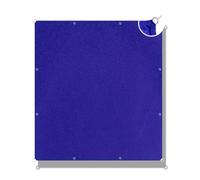 Königsblau - Voile d'ombrage avec œillets, résistant aux intempéries, protection UV, pour balcon, terrasse et jardin, 400 x 550 cm, coupe-vent durable