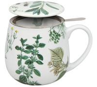 Könitz 1151432135 Tea for One Tasse, Porcelaine, Multicolore, 13,2 x 8,2 x 9,7 cm