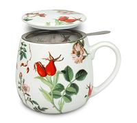 Könitz 1151432137 Tea for One Tasse, Porcelaine, Multicolore, 13,2 x 8,2 x 9,7 cm