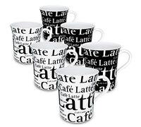 Könitz 6pc Set Café Latte - Black/White