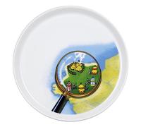 Könitz Assiette en porcelaine Astérix et Obélix (Le village des Gaulois)