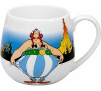 Könitz Asterix Je Ne Suis Pas Gros Kuschelbecher, Französisch, Becher, Tasse, Kaffeetasse, Porzellan, Obelix, 420 ml, 11 1 143 2070