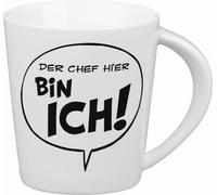 Könitz Becher Asterix - Der Chef hier bin ich, Tasse, Porzellan, Weiß, 380 ml, 11 1 134 2793
