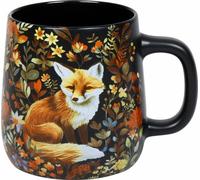Könitz Becher Forest Wildlife - Fox, New Bone China, Schwarz, 395 ml, 11 7 239 2958