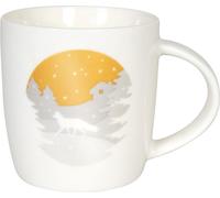 Könitz Becher Simply Golden - Fox, Kaffeebecher, Tasse, Kaffeetasse, Bone China, 350 ml, 11 7 275 2610