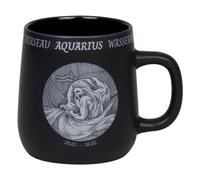 Könitz Becher Sternzeichen Wassermann, Tasse, Kaffeetassen, New Bone, Schwarz, 395 ml, 1172392882