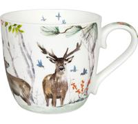 Könitz Becher Victoria Lowe - Winter Deer, Kaffeebecher, Tasse, Kaffeetasse, Bone China, 450 ml, 11 2 057 2616