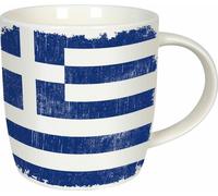 Könitz becher Vintage Flag Griechenland, Tasse, Kaffeebecher, New Bone China, Bunt, 350 ml, 11 7 275 2666