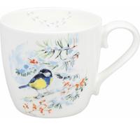 Könitz Becher Winter Bird, Tasse, Vogel, Bone China, Bunt, 450 ml, 11 2 057 2781