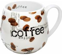 Könitz Coffee Collage Kuschelbecher, Becher, Tasse, Kaffeetasse, Porzellan, Kaffee, 420 ml, 11 1 143 0873