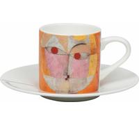 Könitz Espressotasse Senecio Baldgreis - Paul Klee mit Untertasse, Becher, Bone China, Bunt, 95 ml, 11 5 304 2719