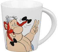 Könitz Frühstückstasse Asterix und Obelix, Tasse, Kaffeetasse, Porzellan, Bunt, 380 ml, 1111342785