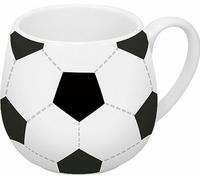 Könitz Fußball Kuschelbecher, Becher, Kaffeebecher, Tasse, Teetasse, Porzellan, 420ml, 1111430088