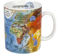 Könitz Geographie Becher, Kaffeebecher, Teetasse, Tasse, Trinktasse, Porzellan, Bunt, 490 ml, 1113301978