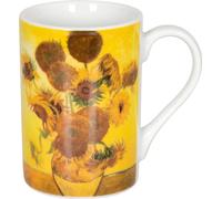 Könitz Kunst Les fleurs Van Gogh Sonnenblumen Mini Becher, Tasse, Espressotasse, Porzellan, 80 ml, 11 1 353 0689