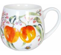 Könitz Kuschelbecher Fruity Tea Peach - Victoria Lowe, Kaffeebecher, Tasse, Becher, Porzellan, 420 ml, 11 1 143 2606