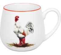 Könitz Kuschelbecher Tapsiger Hahn, Tasse, Porzellan, Rot, 400 ml, 11 1 143 2961
