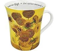 Könitz Les Fleurs van Gogh Becher, Sonnenblumen, Tasse, Kaffeeteasse, Porzellan, Sonnenblume, 410 ml, 11 1 100 0689