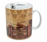 Könitz Literature Wissensbecher, Englisch, Becher, Tasse, Kaffeetasse, Porzellan, Literatur, 460 ml, 11 1 330 1825